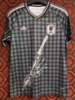 2024 Japan Grey Black Special Edition Fans Soccer Jersey (樱花剑)