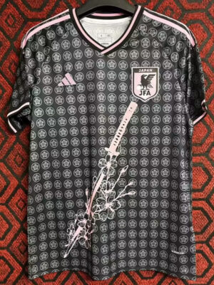 2024 Japan Grey Black Special Edition Fans Soccer Jersey (樱花剑)