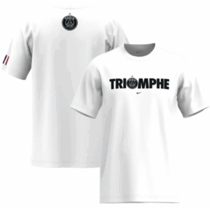 2025 PSG White High Quality Casual T-Shirt #圆领