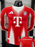 25-26 Bayern Home Long Sleeve Player Version Soccer Jersey (长袖球员)