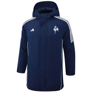 24-25 Atletico Mineiro Royal Blue Hooded Windbreaker Fabric Cotton Coat #G217