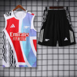 25-26 ARS White Tank top and shorts suit