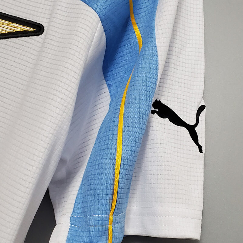 1999-2000 Lazio Centenary White Retro Soccer Jersey - Image 6