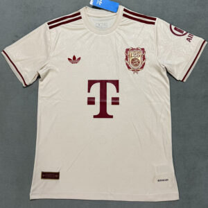24-25 Bayern Apricot 125th Anniversary Fans Soccer Jersey (杏色)