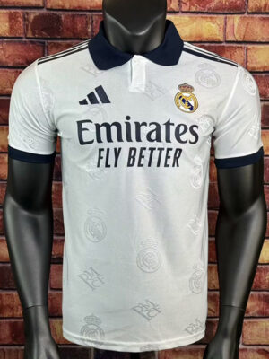25-26 RMA White Special Edition Player Version Training Shirts (翻领)