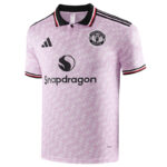 25-26 Man Utd Pink Polo Short Sleeve