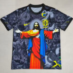 25-26 Brazil Black Red Special Edition Fans Soccer Jersey