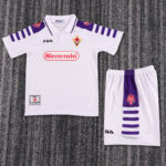 1998-1999 Fiorentina Away Kids Retro Soccer Jersey