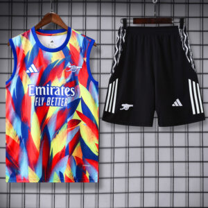 25-26 ARS Red blue Tank top and shorts suit