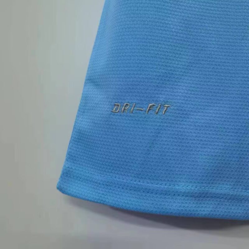 2013-2014 Man City Home Retro Soccer Jersey - Image 7