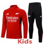 25-26 ARS Red Kids Half Pull Tracksuit #E2524(童装)(半拉链)