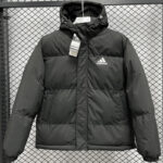 24-25 MF4 AD Black Hooded Cotton Coat #棉衣