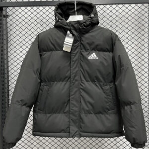 24-25 MF4 AD Black Hooded Cotton Coat #棉衣