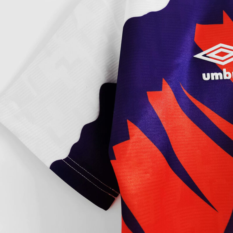 1991-1993 Scotland White Retro Soccer Jersey - Image 8