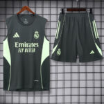 25-26 RMA Army green Tank top and shorts suit