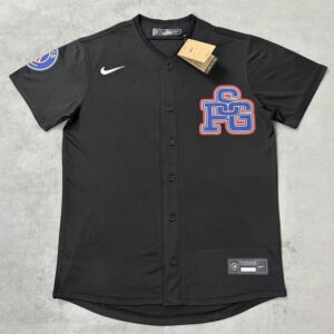 25-26 PSG Black Casual Edition Baseball Jersey