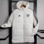 23-24 ARS White Hooded Cotton Coat Black Edge (黑色边) 棉衣