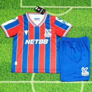 25-26 Crystal Palace Home Kids Soccer Jersey
