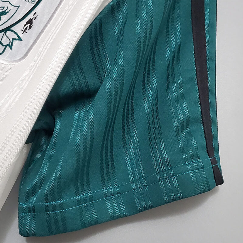 1995-1996 LIV Away Green Retro Soccer Jersey - Image 4