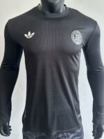 24-25 Germany Black 125th Anniversary Long Sleeve Player Version Soccer Jersey (长袖球员)