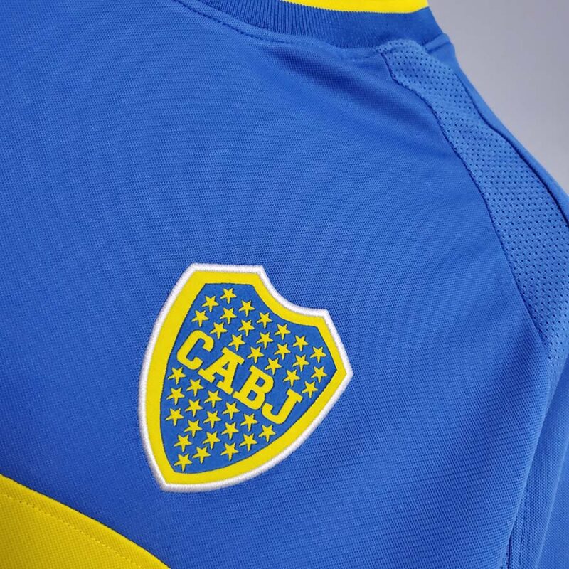 1999-2000 Boca Juniors Home Retro Soccer Jersey - Image 7