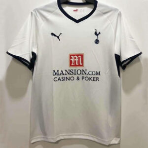 2008-2009 TOT Home White Retro Soccer Jersey
