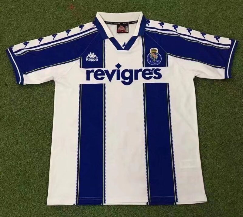 1997-1999 Porto Home Retro Soccer Jersey - Image 8