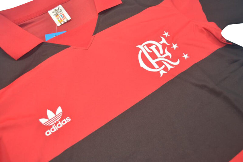 1982 Flamengo Home Retro Soccer Jersey - Image 5