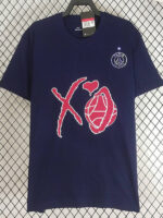 2025 PSG Royal blue XO High Quality Casual T-Shirt 宝蓝