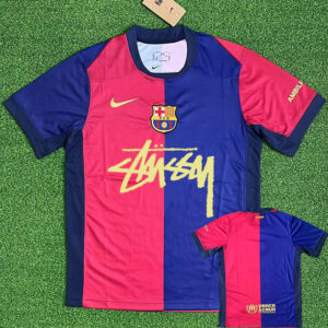 24-25 BAR Home Print Personalized AD Fans Soccer Jersey