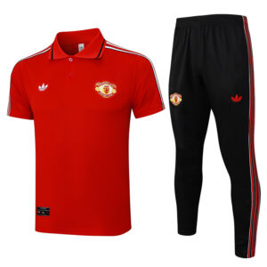 25-26 Man Utd Red Polo Tracksuit #C2506
