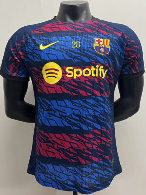 25-26 BAR Blue Red Special Edition Player Version Training Shirts