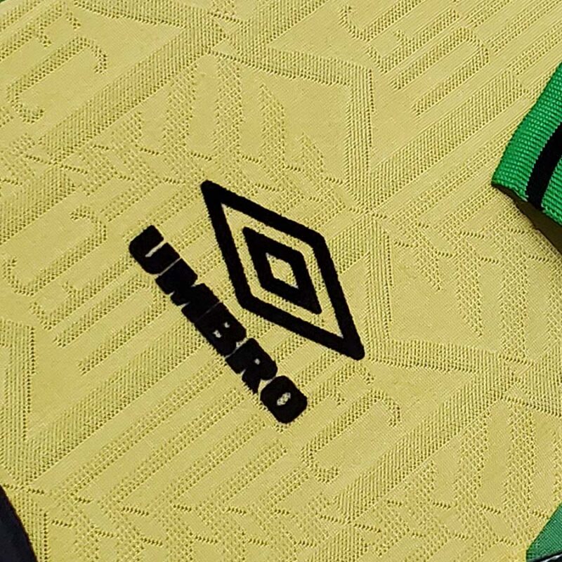 1992-1994 Man Utd Away Green Retro Soccer Jersey - Image 3