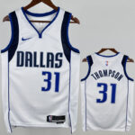 22-23 Dallas Mavericks THOMPSON #31 White Home Top Quality Hot Pressing NBA Jersey