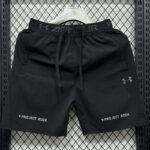 D3301 UA Black Casual Short Pants