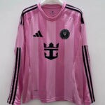 25-26 Inter Miami Home Long Sleeve Soccer Jersey (长袖)