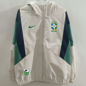 25-26 Brazil White Windbreaker