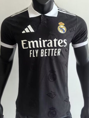 25-26 RMA Black Special Edition Player Version Training Shirts (翻领)
