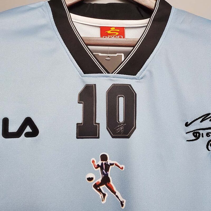 2001 Argentina MARADONA 10# Commemorative Edition Retro Soccer Jersey - Image 5