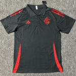 25-26 Internacional Black Polo Short Sleeve