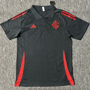 25-26 Internacional Black Polo Short Sleeve