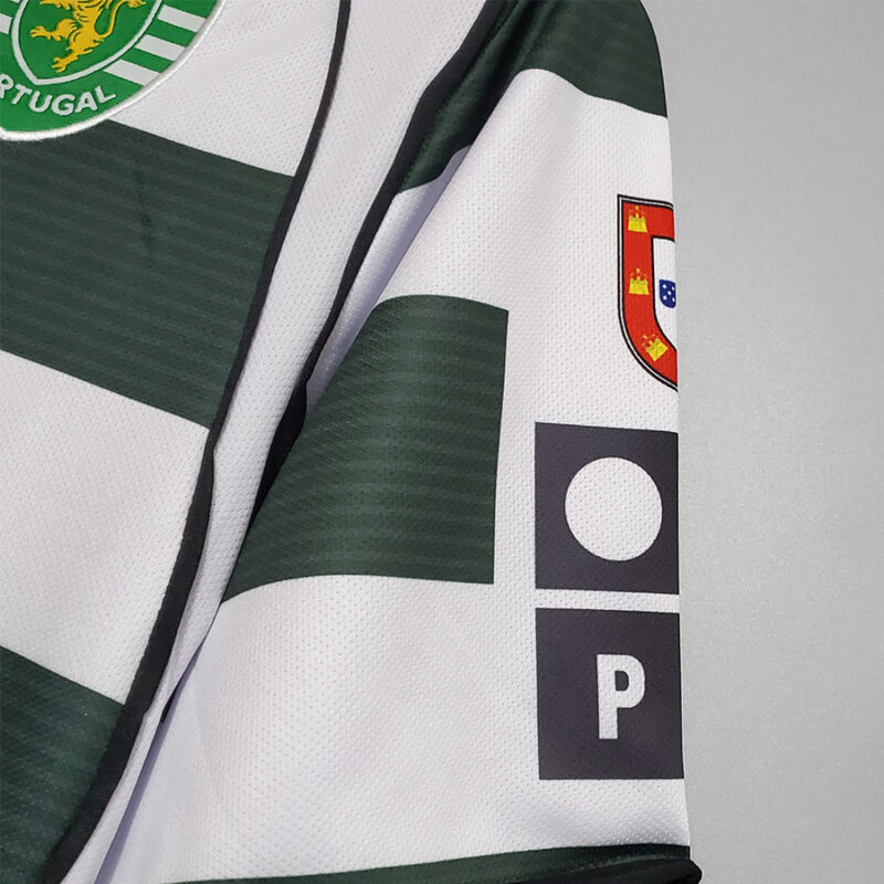 2001-2002 Sporting Lisbon Home Retro Soccer Jersey - Image 7