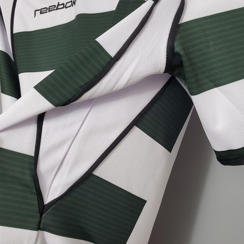2001-2002 Sporting Lisbon Home Retro Soccer Jersey - Image 9