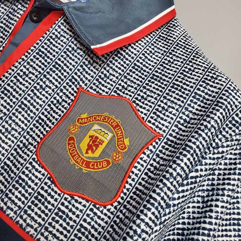 1995-1996 Man Utd Third Retro Soccer Jersey - Image 6