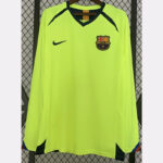 2005-2006 BAR Away Yellow Long Sleeve Retro Soccer Jersey (长袖)