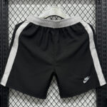 D706 NK Black Casual Short Pants