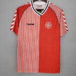 1986 Denmark Home Retro Soccer Jersey
