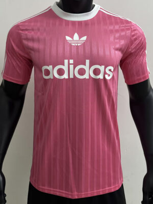2025 AD Casual Pink Player Version Training shirts (三叶草)