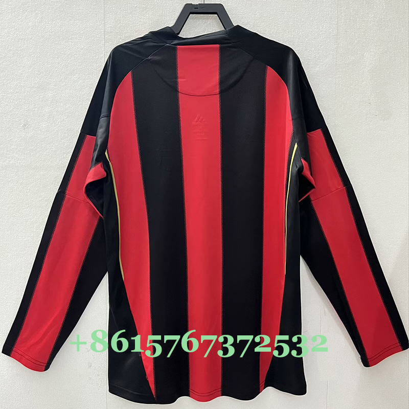2010-2011 ACM Home Long Sleeve Retro Soccer Jersey (长袖) - Image 2