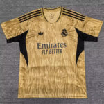 25-26 RMA Gold Special Edition Fans Training Shirts (三叶草)